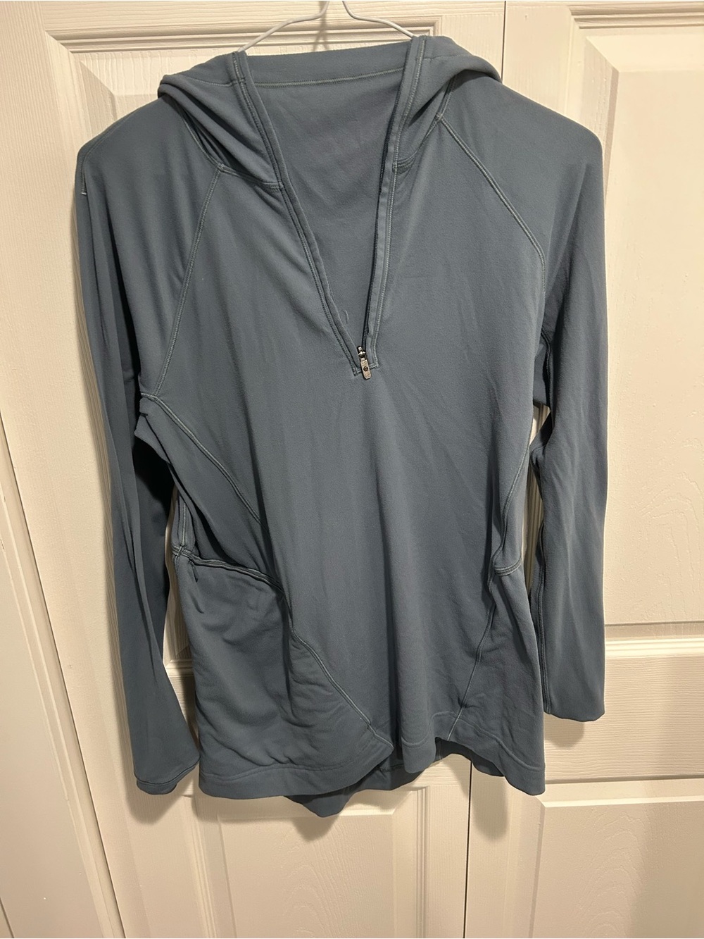 lululemon athletica Slate Blue Women's Hooded Quarter-Zip Pullover